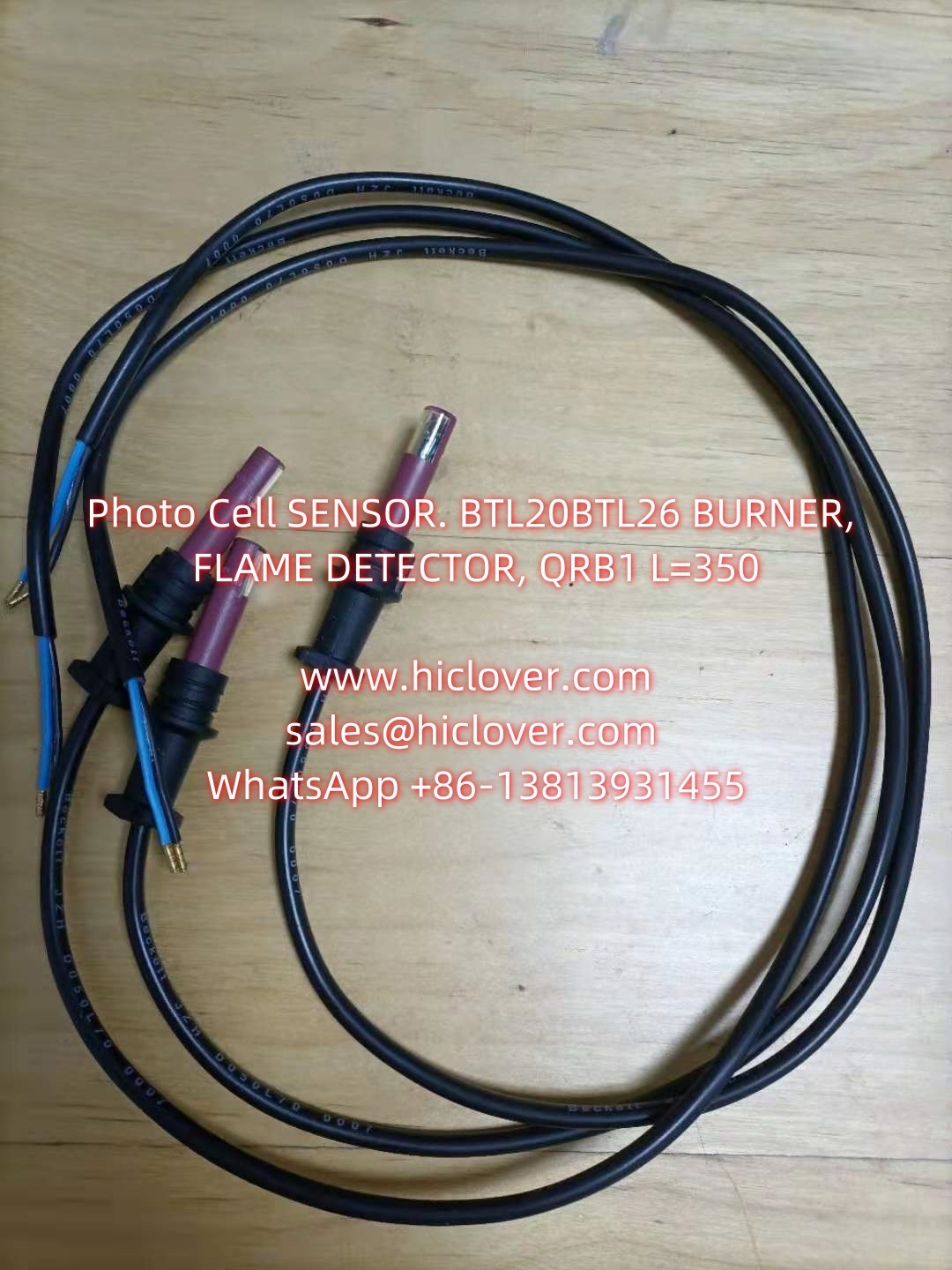 Photo Cell SENSOR. BTL20BTL26 BURNER, FLAME DETECTOR, QRB1 L=350